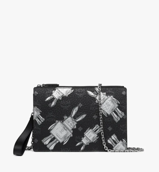 Bolsa de mano con correa de cadena en Rabot Visetos Bolsa de mano con correa de cadena en Rabot Visetos