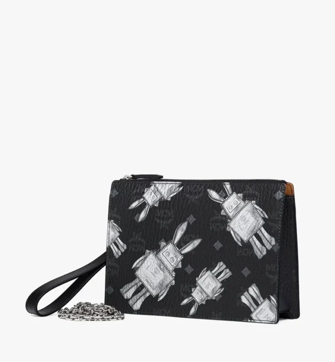 Bolsa de mano con correa de cadena en Rabot Visetos Bolsa de mano con correa de cadena en Rabot Visetos