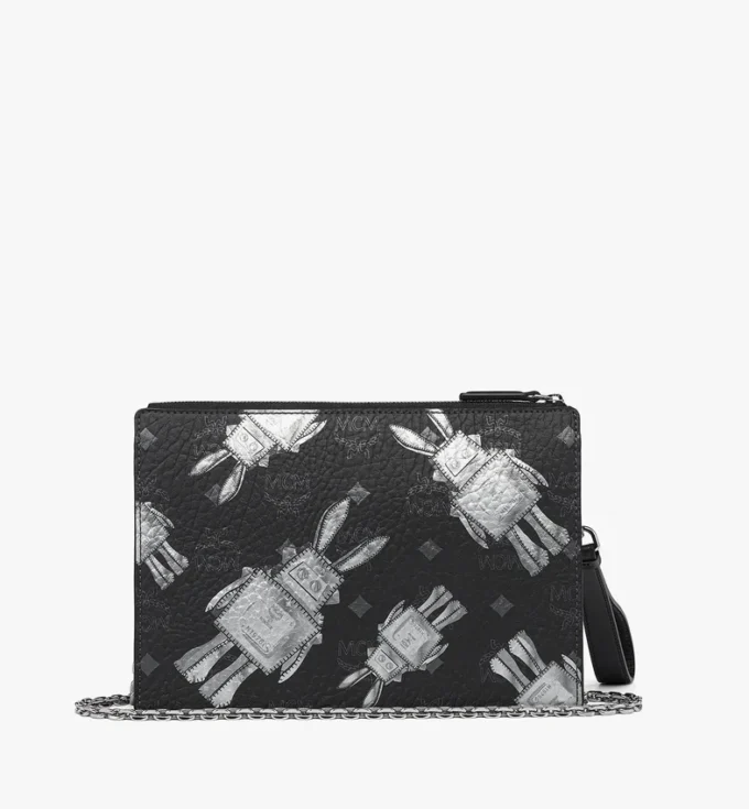 Bolsa de mano con correa de cadena en Rabot Visetos Bolsa de mano con correa de cadena en Rabot Visetos