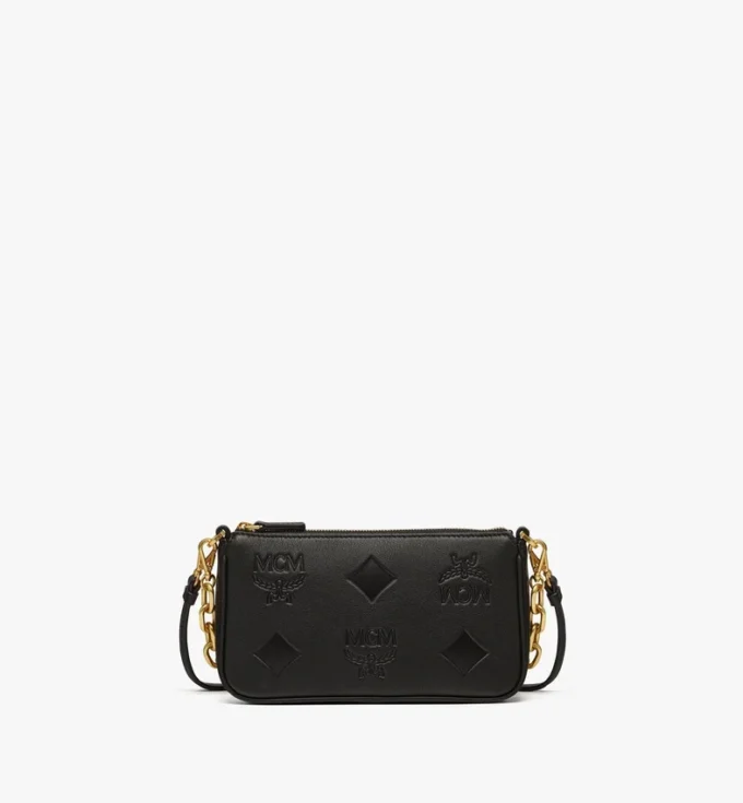 Bolso Aren Crossbody en piel con Maxi Monogram Bolso Aren Crossbody en piel con Maxi Monogram