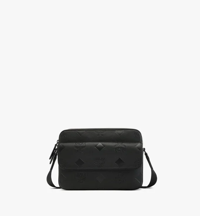 Bolso bandolera Aren en piel con Maxi Monogram Bolso bandolera Aren en piel con Maxi Monogram