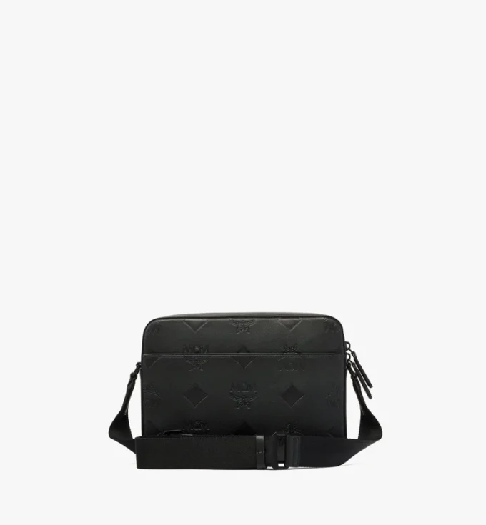 Bolso bandolera Aren en piel con Maxi Monogram Bolso bandolera Aren en piel con Maxi Monogram