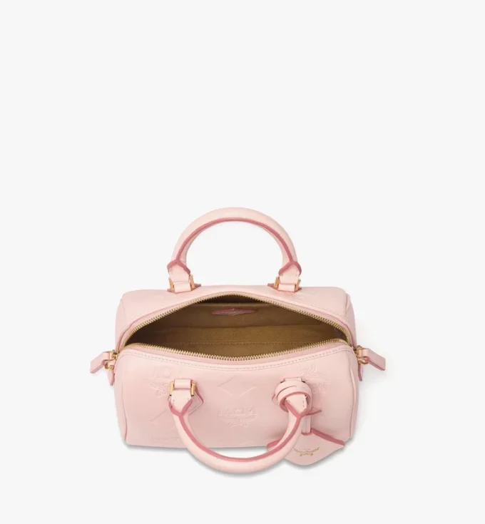 Bolso Boston Ella en piel con Maxi Monogram Bolso Boston Ella en piel con Maxi Monogram