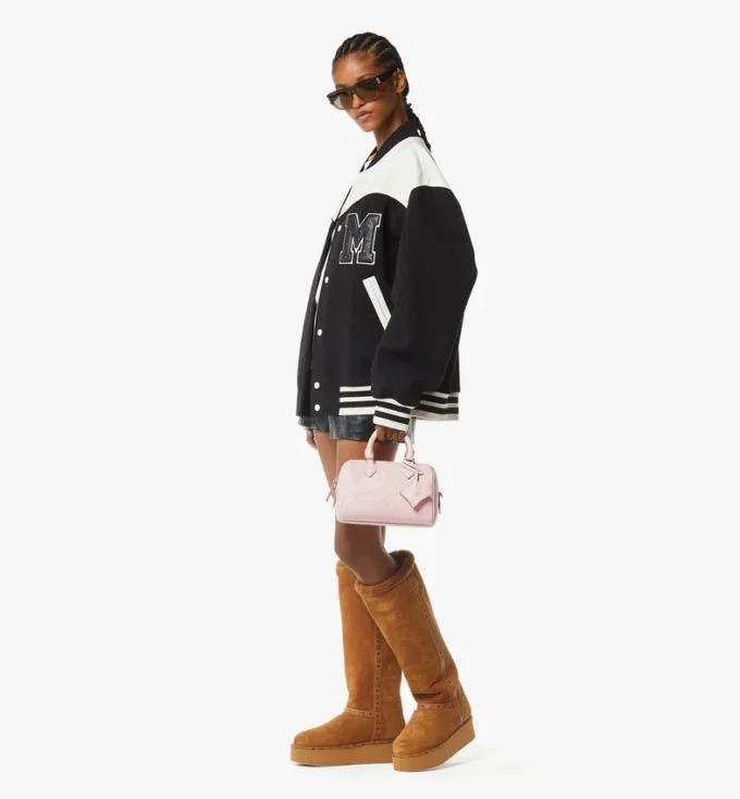 Bolso Boston Ella en piel con Maxi Monogram Bolso Boston Ella en piel con Maxi Monogram