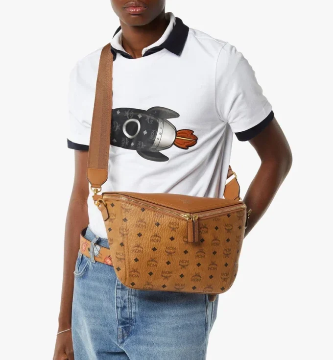 Bolso cruzado Diamant 3D en mezcla de piel Visetos Bolso cruzado Diamant 3D en mezcla de piel Visetos