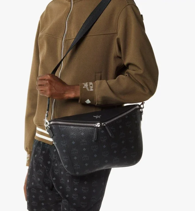 Bolso cruzado Diamant 3D en mezcla de piel Visetos Bolso cruzado Diamant 3D en mezcla de piel Visetos