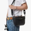 Bolso cruzado Diamant 3D en mezcla de piel Visetos Bolso cruzado Diamant 3D en mezcla de piel Visetos
