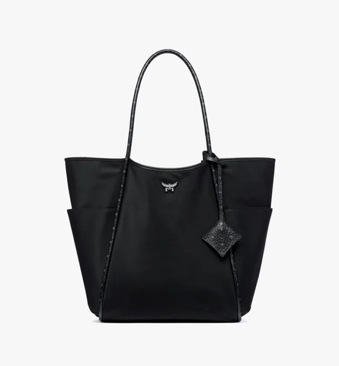 Bolso de compras Aren en Econyl® y cuero Bolso de compras Aren en Econyl® y cuero