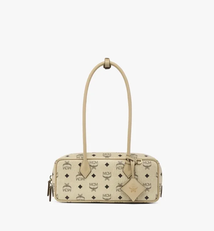 Bolso de hombro Aren East West en Visetos Bolso de hombro Aren East West en Visetos
