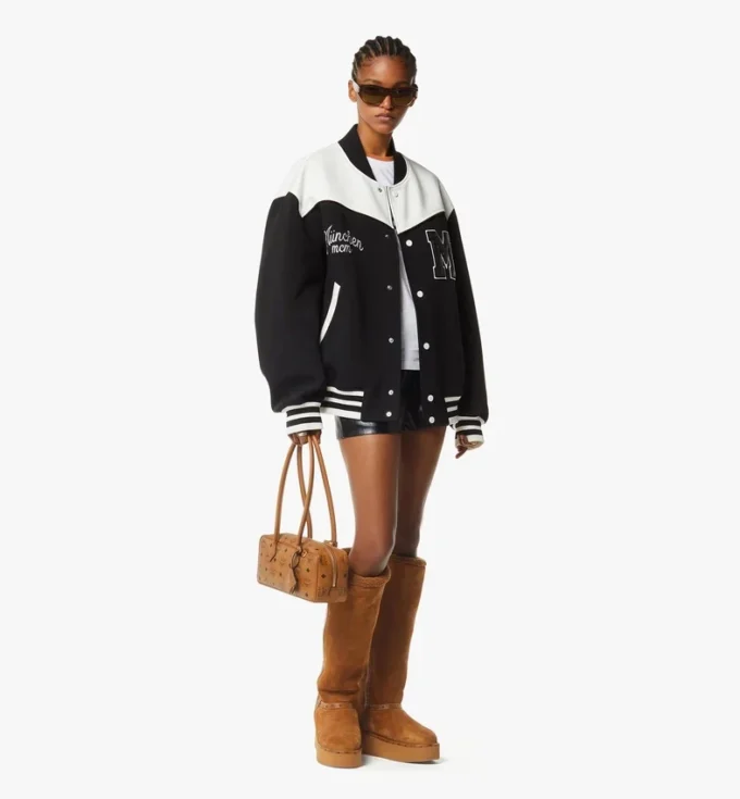 Bolso de hombro Aren East West en Visetos Bolso de hombro Aren East West en Visetos
