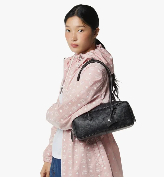 Bolso de hombro Aren East West en Visetos Bolso de hombro Aren East West en Visetos