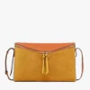 Bolso de hombro Diamant 3D en gamuza y piel de becerro Bolso de hombro Diamant 3D en gamuza y piel de becerro