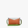 Bolso de hombro Diamant 3D en gamuza y piel de becerro Bolso de hombro Diamant 3D en gamuza y piel de becerro