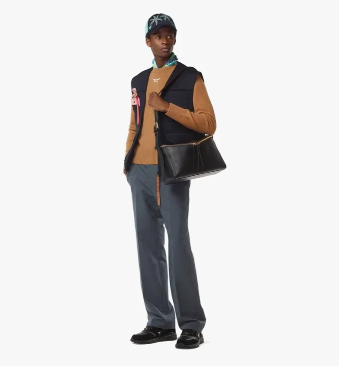 Bolso de hombro Diamant 3D en piel de becerro Bolso de hombro Diamant 3D en piel de becerro