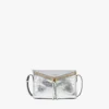 Bolso de hombro Diamant 3D en piel de becerro metalizada Bolso de hombro Diamant 3D en piel de becerro metalizada