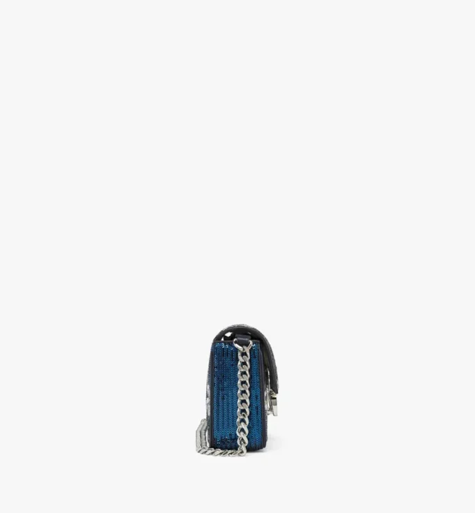 Bolso de hombro Himmel en piel con monograma de lentejuelas Bolso de hombro Himmel en piel con monograma de lentejuelas
