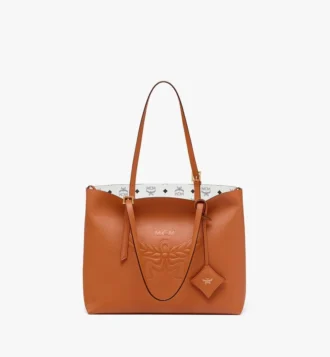 Bolso Himmel Shopper en piel con logotipo en relieve