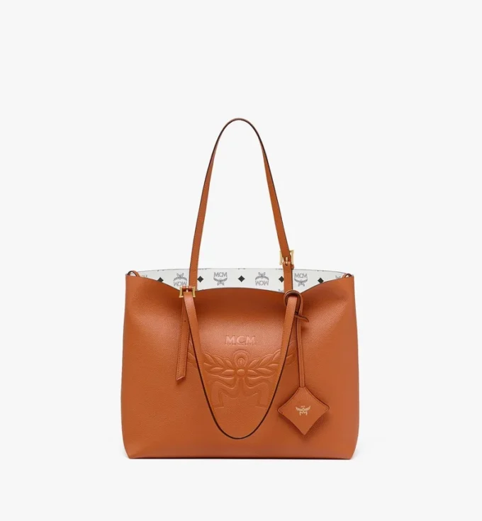 Bolso Himmel Shopper en piel con logotipo en relieve Bolso Himmel Shopper en piel con logotipo en relieve
