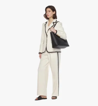 Bolso Himmel Shopper en piel con logotipo en relieve