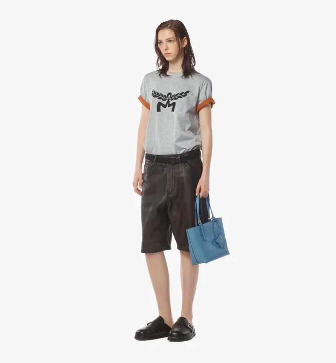 Bolso Himmel Shopper en piel con logotipo en relieve Bolso Himmel Shopper en piel con logotipo en relieve