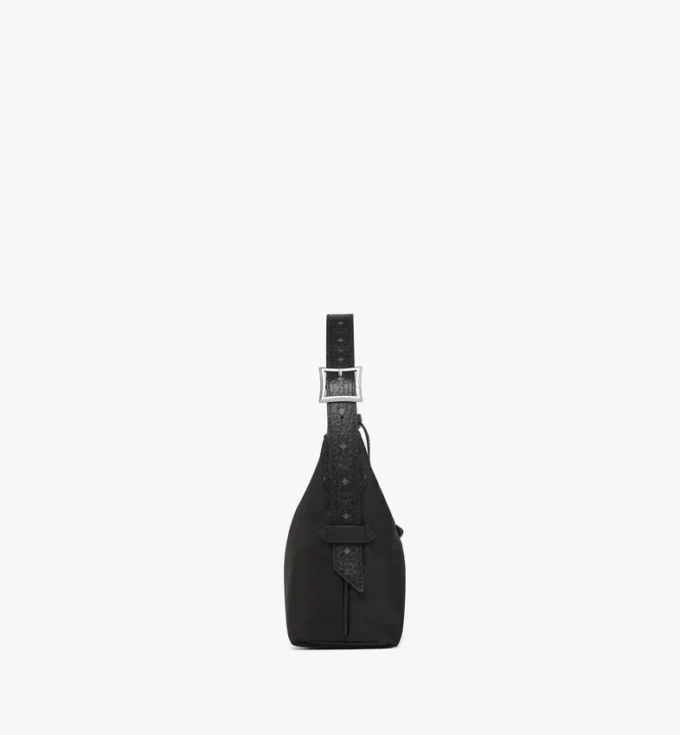 Bolso Hobo Aren de nailon reciclado y cuero con estampado Monogram Bolso Hobo Aren de nailon reciclado y cuero con estampado Monogram