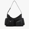Bolso hobo con cremallera Aren en Econyl® y piel con estampado Monogram Bolso hobo con cremallera Aren en Econyl® y piel con estampado Monogram