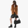 Bolso hobo con cremallera Aren en Econyl® y piel con estampado Monogram Bolso hobo con cremallera Aren en Econyl® y piel con estampado Monogram