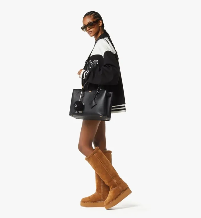 Bolso Milla Tote en piel granulada Bolso Milla Tote en piel granulada