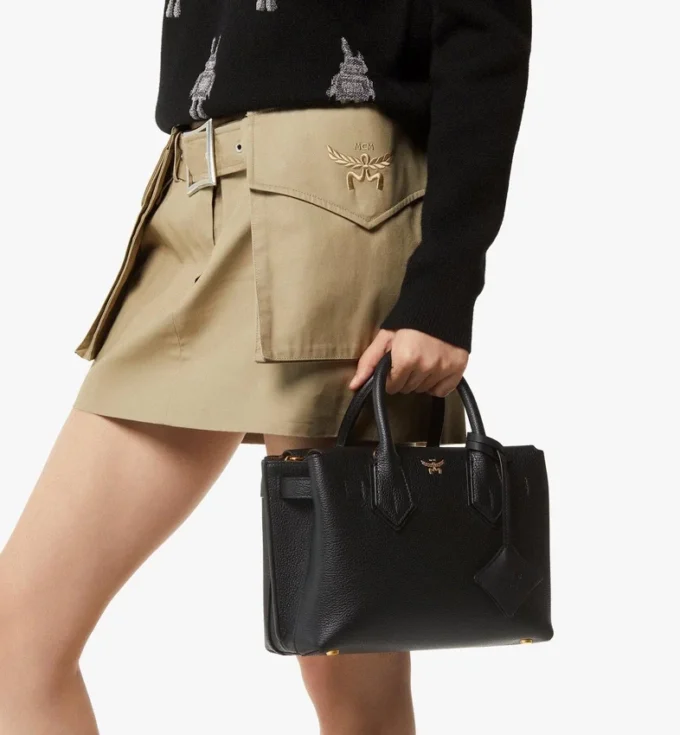 Bolso Milla Tote en piel granulada Bolso Milla Tote en piel granulada