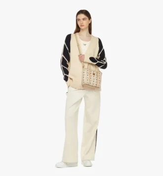 Bolso shopper Toni con cierre superior en Visetos