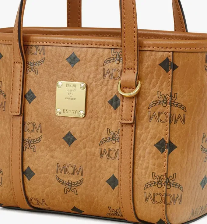 Bolso shopper Toni con cierre superior en Visetos