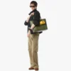 Bolso shopper Toni con cierre superior en Visetos