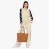 Bolso shopper Toni con cierre superior en Visetos