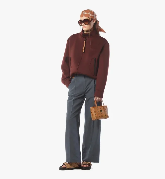 Bolso shopper Toni con cierre superior en Visetos