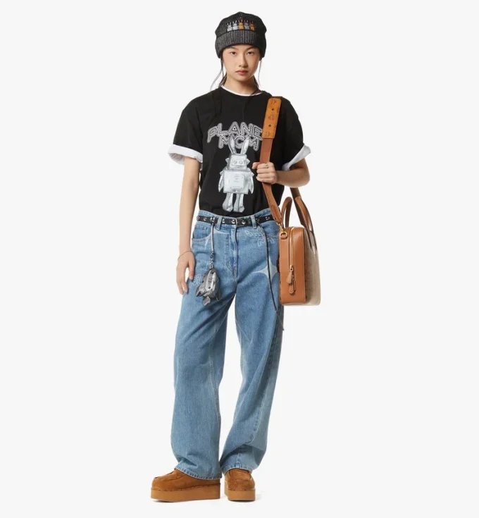 Bolso tipo tote Aren en mezcla de piel Visetos Bolso tipo tote Aren en mezcla de piel Visetos