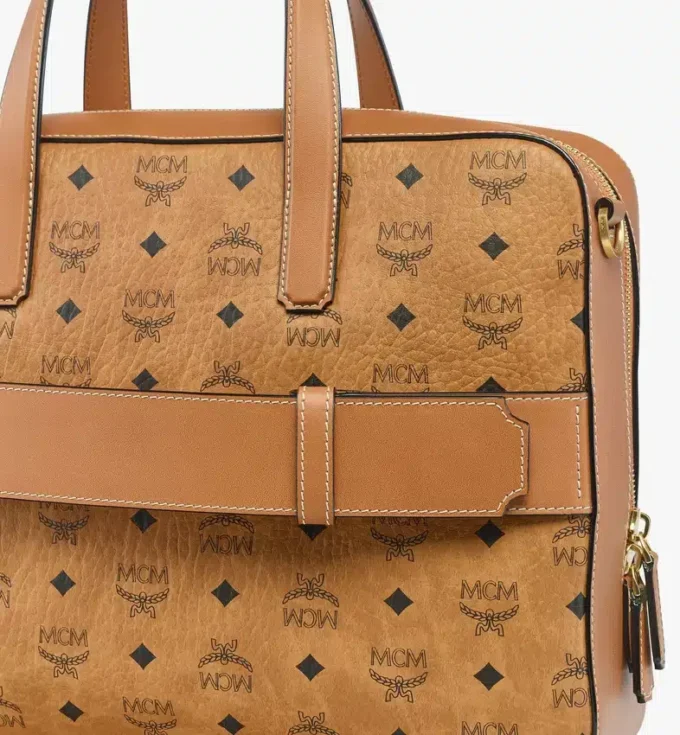 Bolso tipo tote Aren en mezcla de piel Visetos Bolso tipo tote Aren en mezcla de piel Visetos