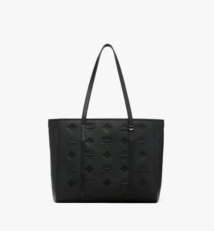 Bolso Toni Shopper con cremallera superior en piel con Maxi Monogram Bolso Toni Shopper con cremallera superior en piel con Maxi Monogram