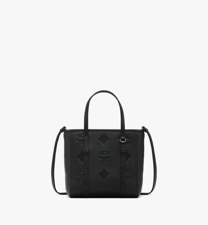 Bolso Toni Shopper con cremallera superior en piel con Maxi Monogram Bolso Toni Shopper con cremallera superior en piel con Maxi Monogram
