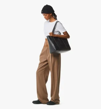 Bolso Toni Shopper con cremallera superior en piel con Maxi Monogram Bolso Toni Shopper con cremallera superior en piel con Maxi Monogram