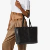 Bolso Toni Shopper con cremallera superior en piel con Maxi Monogram Bolso Toni Shopper con cremallera superior en piel con Maxi Monogram