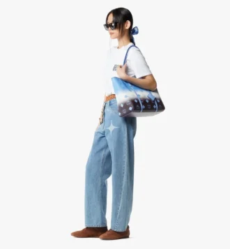 Bolso Toni Shopper con cremallera superior en Visetos degradado Bolso Toni Shopper con cremallera superior en Visetos degradado