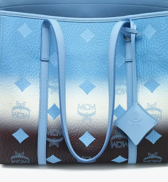 Bolso Toni Shopper con cremallera superior en Visetos degradado Bolso Toni Shopper con cremallera superior en Visetos degradado