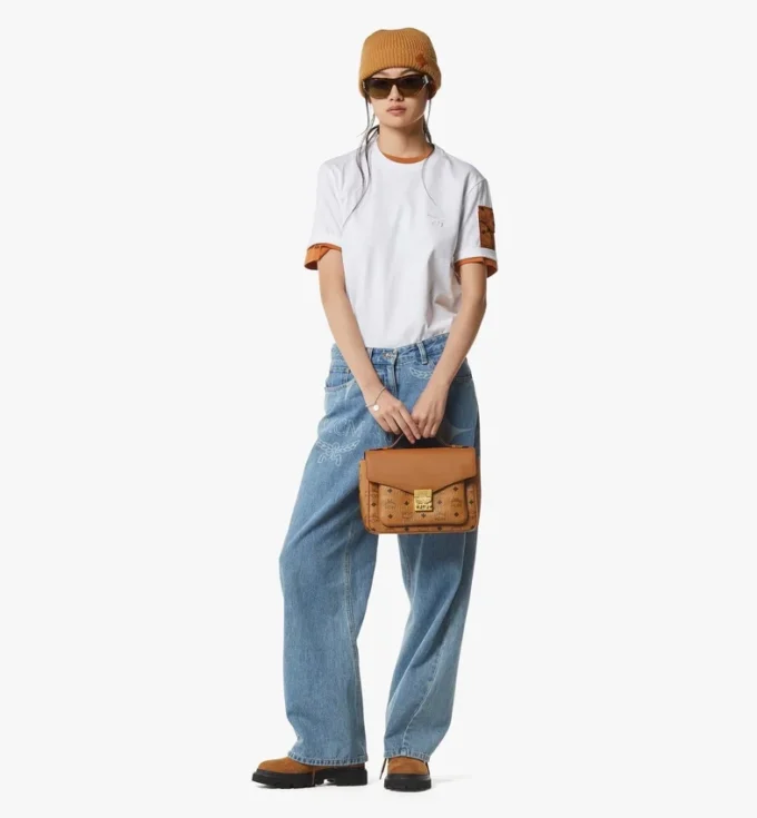 Bolso Tracy en mezcla de piel Visetos Bolso Tracy en mezcla de piel Visetos