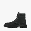 Botas de nubuck y piel con estampado Monogram