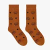 Calcetines de punto con monograma Calcetines de punto con monograma