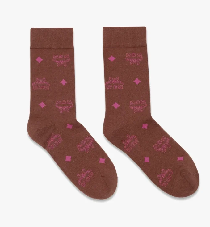 Calcetines de punto con monograma Calcetines de punto con monograma