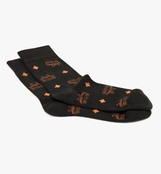 Calcetines de punto con monograma Calcetines de punto con monograma