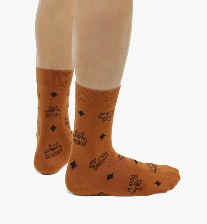 Calcetines de punto con monograma Calcetines de punto con monograma