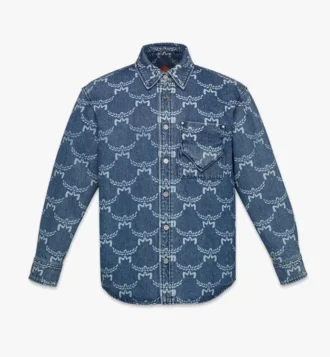 Camisa de mezclilla con monograma Lauretos