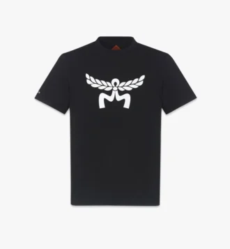 Camiseta con estampado del logotipo de Laurel en algodón orgánico